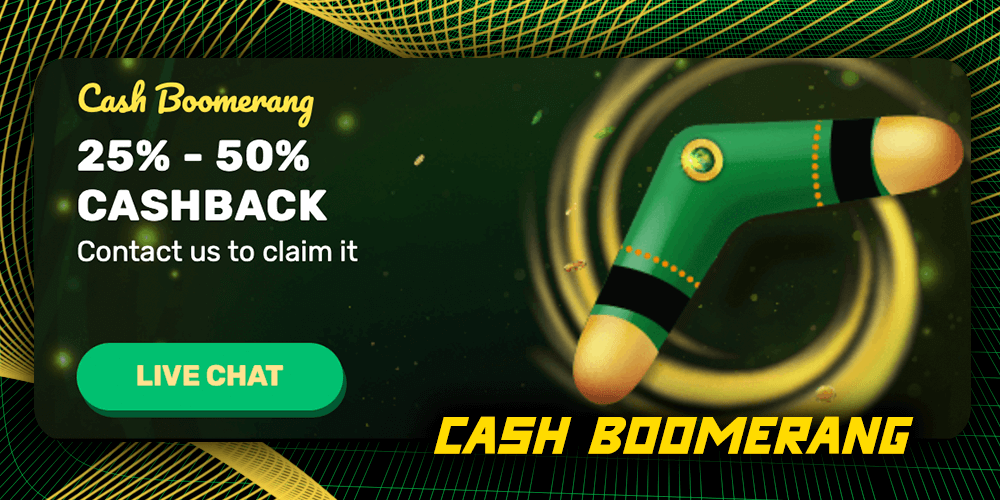Cash Boomerang Bonus at Ozwin Casino