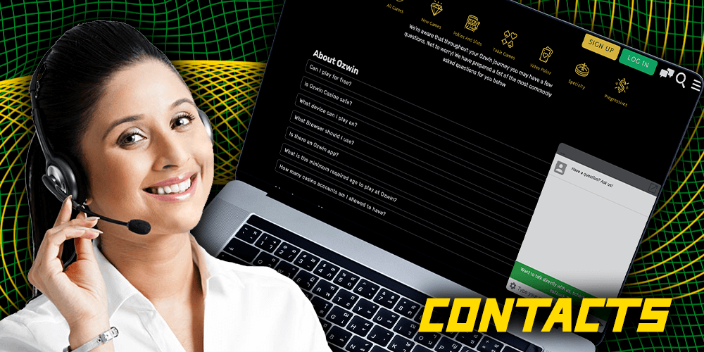 Ozwin Casino Contacts