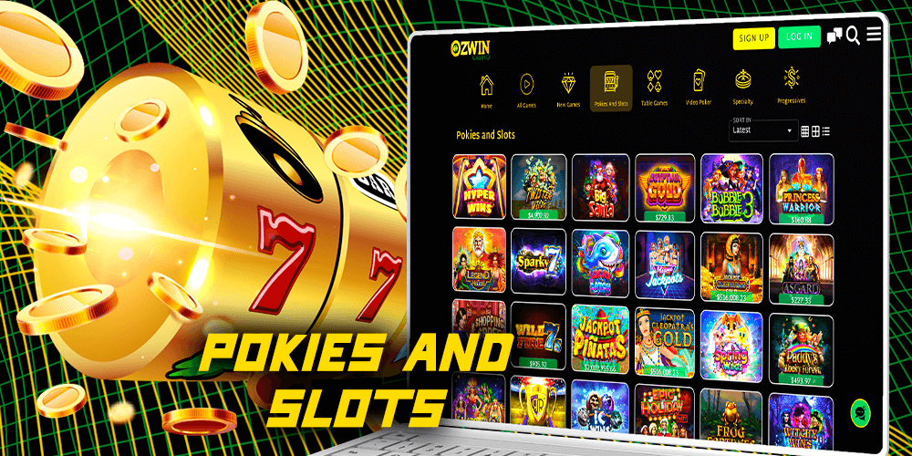Pokies and slots at Ozwin Casino