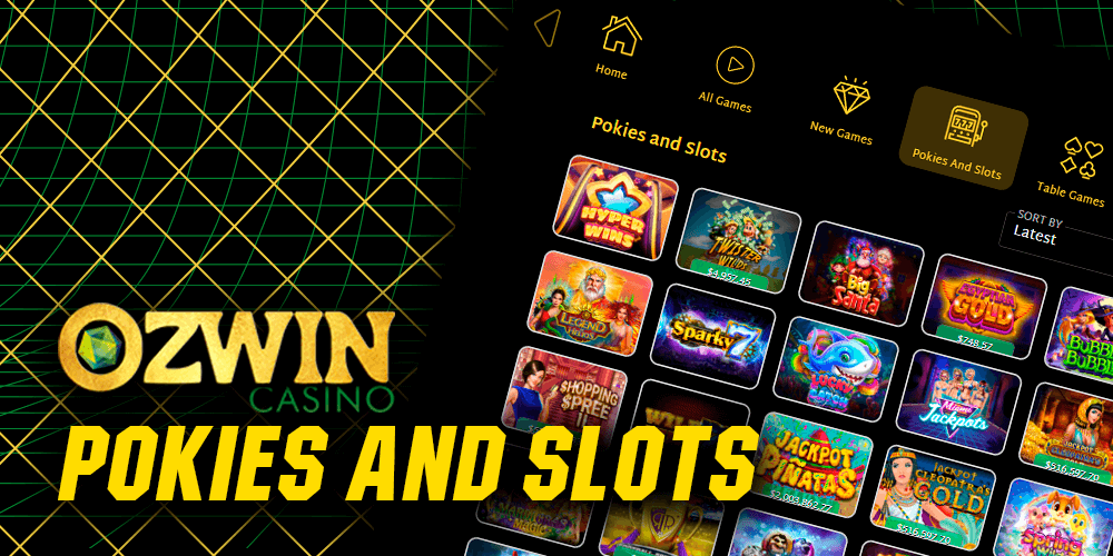 Pokies and Slots at Ozwin Casino